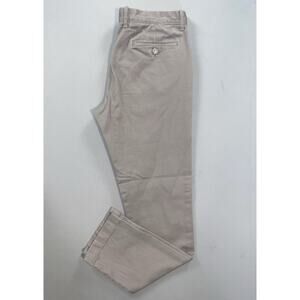 J Crew 770 Straight Flat Front Washed Chino Pants. Light Gray, Men's 30X32. GUC!
